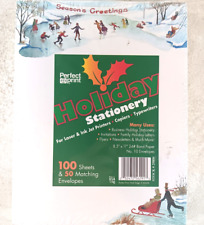 Perfect Print Holiday Stationery 100 Sheets and 50 Matching Envelopes picture