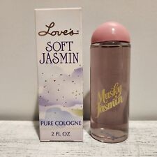 Vintage Loves Musky Jasmin Splash Cologne 2 Oz NEW Full Bottle RARE with Box  picture