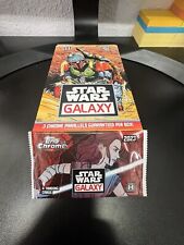 Topps 2023 STAR WARS GALAXY CHROME SEALED HOBBY BOX PACKS picture