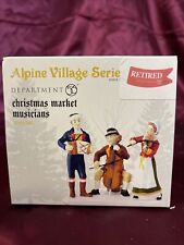Dept 56 Alpine Village Accessory CHRISTMAS MARKET MUSICIANS 4044786 picture