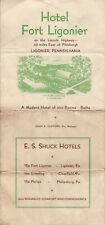 Vintage HOTEL FORT LIGONIER Sales Brochure Ligonier, Pennsylvania picture
