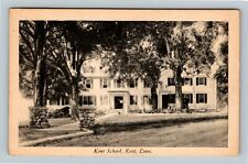 Kent CT, Kent School, Stone Entrance Gateposts, Connecticut Vintage PostcardÂ Â  picture
