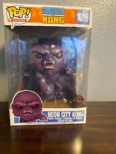 Funko POP Godzilla vs. Kong Neon City Kong #1016 Walmart Exclusive Jumbo 10