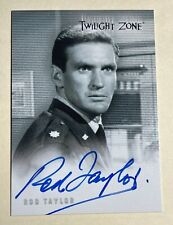 Twilight Zone Premiere Edition Rod Taylor Autograph Card A-9 picture