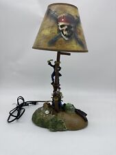 RARE Disney Animated Captain Jack Sparrow Pirates Caribbean Lamp Black Pearl picture