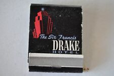Vintage Matchbook The Sir Francis Drake Hotel Front Strike picture