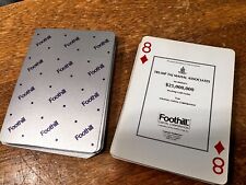 Rare Foothill Capital Corp Financial Playing Cards Donald Trump Taj Mahal & More picture