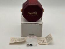 Harrah's Casino St Louis Vintage  Quartz Clock in Octagonal Rosewood Box Retired picture