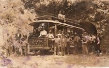 Postcard Wellsburg Bethany Trolley Entering Tunnel West Virginia picture