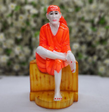 Sathya Sai Baba Statue Shirdi Sai Baba Idol Resin Believer of All Religious Gift picture