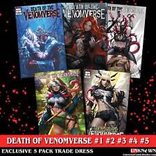 [5 PACK TRADE] DEATH OF THE VENOMVERSE #1, #2, #3, #4, #5 UNKNOWN COMICS EXCLUSI picture
