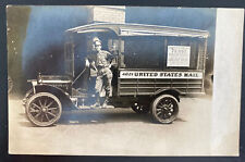 Mint USA Real Picture Postcard United States Mail Truck 70,000 Volunteers picture
