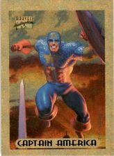 1994 Fleer Marvel Masterpieces Bronze Holofoil #1 Captain America picture