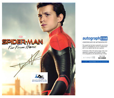 TOM HOLLAND AUTOGRAPH SIGNED 8x10 PHOTO SPIDERMAN SPIDER-MAN ACOA picture