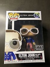 Funko Elton John FYE Exclusive Glitter Pop 63 Red White And Blue picture