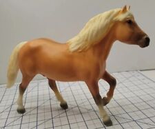 vintage breyer horse mountain pony 850 brown white made USA plastic 10x7
