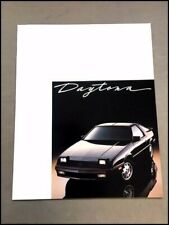 1987 Dodge Daytona Shelby Z Deluxe Original Sales Brochure Catalog J0615 picture
