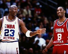 Michael Jordan Kobe Bryant All Star Game 8X10 Photo Print picture