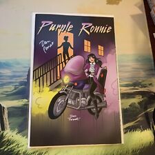Archie Comics Purple Ronnie DAN PARENT Signed With COA  NM picture