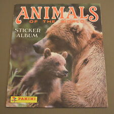 1989 Panini Animals of the World Empty Album picture