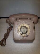Vintage GTE Automatic Electric Model 80 Rotary Telephone Beige Tan Phone 1975 picture