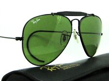 Ray-Ban USA 1980s Vintage B&L NOS Aviator RB-3 Outdoorsman Black New Sunglasses picture