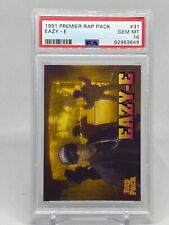 1991 Premier Cards The Rap Pack Trading Card #31 Eazy E NM-MT PSA 10 - Low Pop picture