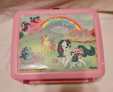 VINTAGE 1986 PLASTIC LUNCH BOX HASBRO MY LITTLE PONY picture