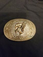 Crumrine Two Horse Western Buckle picture