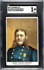 1888 Buchner N288 Police Inspectors & Captains & Fire Chiefs (SGC 1) E. Brown picture