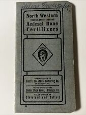 1907 antique NORTH WESTERN Animal Bone Fertilizers Date Book Agriculture picture