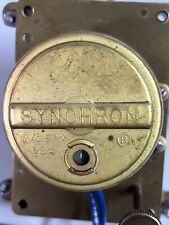 Synchron Clock Motor 610 110V 60CY 3W 1 RPM 143RA 4-74 Running Condition W/hands picture