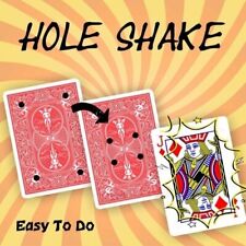 Hole Shake Matrix Art Gimmick Bicycle Poker Impossible Hollow Card Magic Trick picture