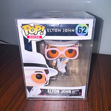 Funko Pop Rocks Elton John #62 Pop Vinyl Music Figure With Protector picture