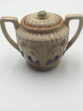 Vintage Hand Painted Flower Garden Teapot Made in Japan picture