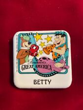 1994 Paramount's Great America Betty Magnet Yogi Fred Flintstone Ceramic 2