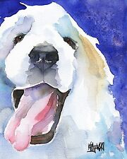 Great Pyrenees 11x14 signed art PRINT RJK from painting picture
