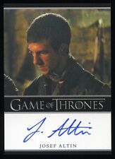 Game of Thrones Season 2 - Josef Altin as Pypar Bordered Autograph Card picture
