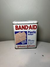 1983 Johnson & Johnson Band-Aid Plastic Bandages (Code 5627) Metal Tin picture