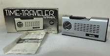 Time Travel By Randix The First All Electronic Pocket Size Travel Clock Radio picture
