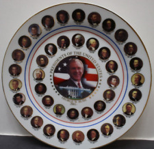 Vintage Two Hundred Years Of Presidents Collector Plate 2001 George Bush picture