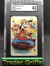 Goofy Fishing in a Rowboat Vintage 1939 Walt Disney Castell UK Card SGC 4 picture