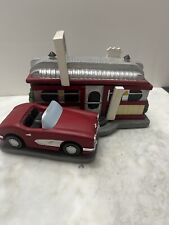 Route 66 Drive-In Dinner with Red Convertible Trinket Box KICKS picture