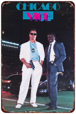 JIM McMAHON & WALTER PAYTON / CHICAGO VICE bears Vintage reproduction metal sign picture