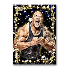 The Rock Superstar Sketch Card Limited 01/20 Dr. Dunk Signed picture