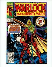 Warlock and the Infinity Watch #1 1992 VF+ Jim Starlin Angel Medina Marvel Adam picture