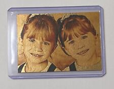 The Olsen Twins Gold Plated Limited Artist Signed “Full House” Trading Card 1/1 picture