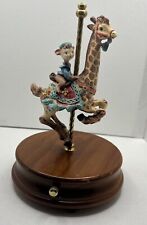 ENESCO 1986 Enchanted Carousel Limited Edition Giraffe 'Toy Symphony tune' picture