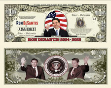 ✅ Ron DeSantis 2024 Presidential 10 Pack 1 Million Dollar Bills Collectible ✅ picture
