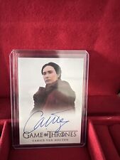 2021 Game of Thrones Iron Anniversary S1 Autograph Carice Van Houten Melisandre picture